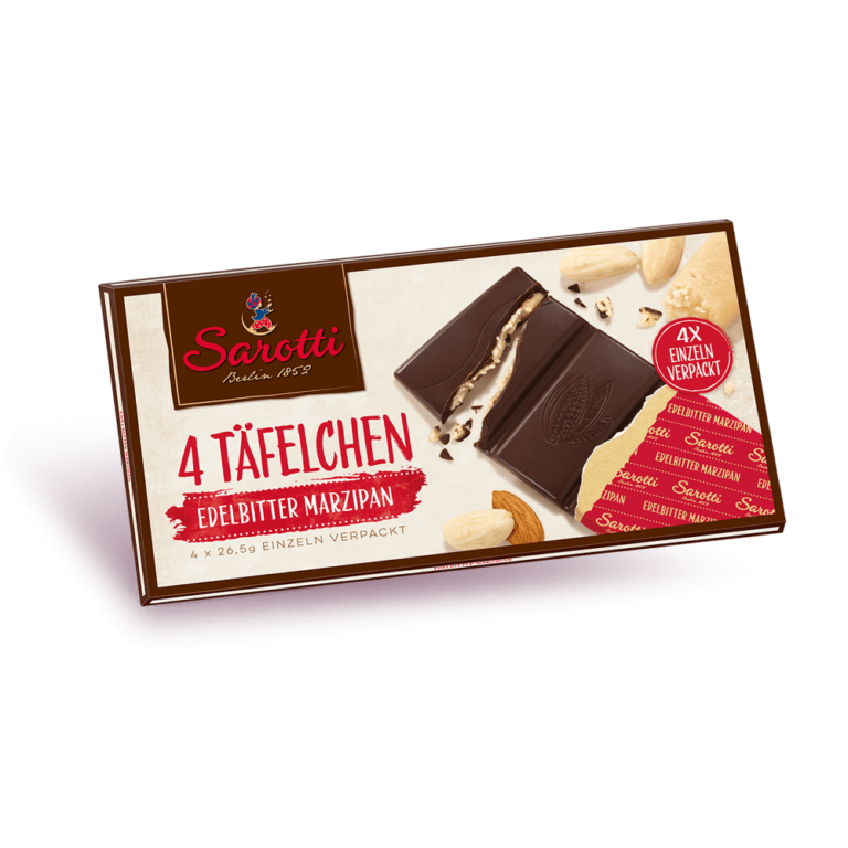 Sarotti | Edelbitterschokolade mit Marzipancreme - mit mind. 60% ...